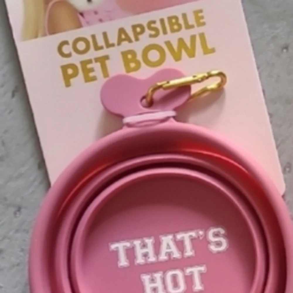 Paris Hilton Collapsible Pet Bowl- That's Hot
